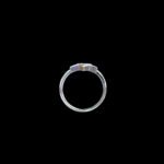 Whimsical Silver Diamond Open Star Ring