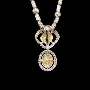 Elegant Polki Diamond Double Halo Pendant