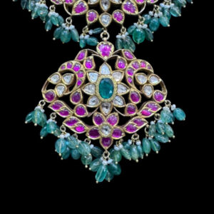 Regal Ruby & Emerald Kundan Necklace