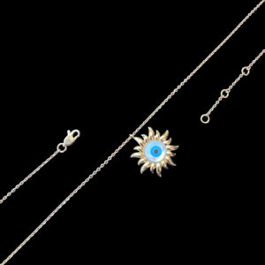 Divine Evil Eye Gold Nazariya Chain