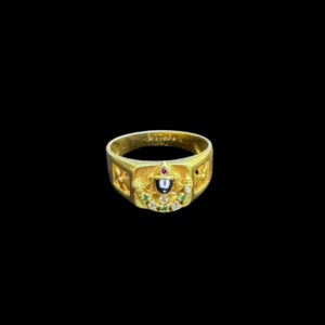Divine Balaji Diamond & Namam Gold Ring