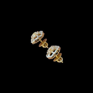 Graceful Diamond Blossom Studs