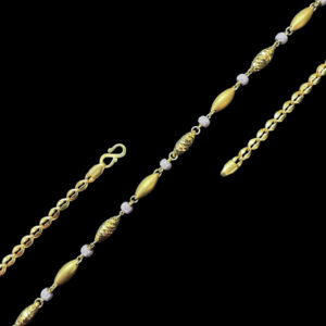 Radiant Two-Tone Gold Bead Chain