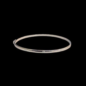 Classic Plain Silver Bangle