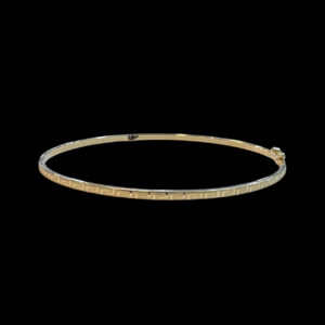 Elegant Greek Key Rose Gold Bangle