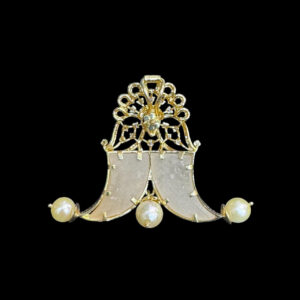 Regal Ruby & Diamond Twin Tiger Claw Pendant
