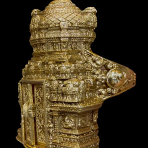 Divine Balaji Antique Gold Temple Gopuram
