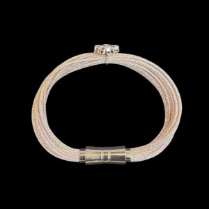 Graceful Diamond Floral Rose Gold Bracelet
