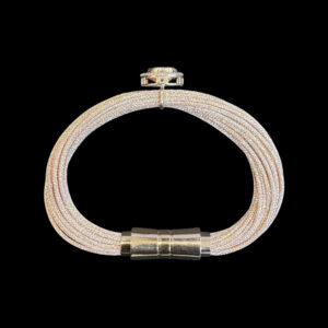 Regal Polki Diamond Rose Gold Bracelet