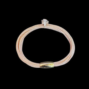 Elegant Polki Diamond Rose Gold Bracelet