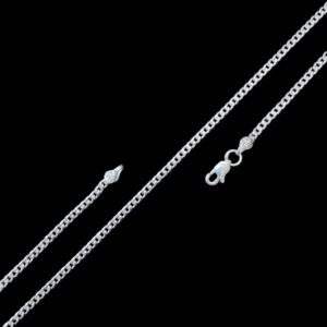 Classic Silver Curb Chain