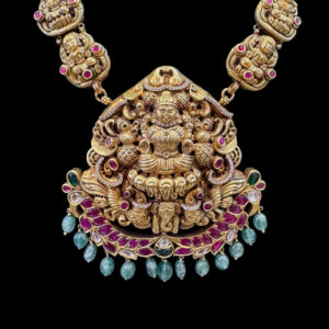 Divine Lakshmi Nakshi Antique Gold Necklace III