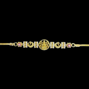Divine Lakshmi Antique Gold Temple Bracelet
