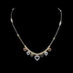 Whimsical Heart Charm Mangalsutra