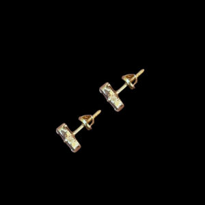 Classic Black Onyx Clover Silver Studs