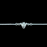 Divine Shiva Trishul Silver Bracelet