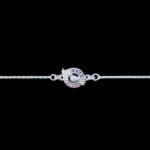 Regal Peacock Silver Bracelet