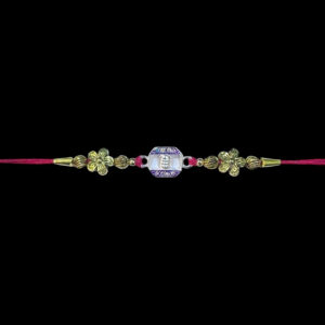 Divine Shivling Silver Rakhi
