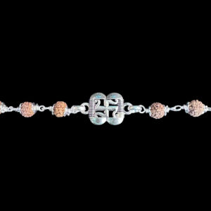 Divine Rudraksha & Silver Shiva Bracelet