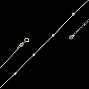 Radiant Gold Shimmer Bead Chain