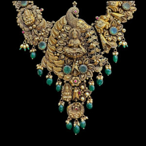 Grand Lakshmi Antique Gold Temple Haram IV