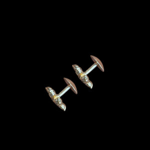 Dainty Snowflake Diamond Stud Earrings