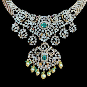 Grand Emerald & Diamond Bridal Necklace VI
