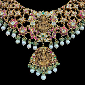 Divine Lakshmi Kundan Ruby Choker
