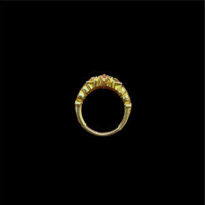Divine Lakshmi Navratna Gold Tortoise Ring