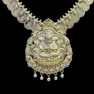 Majestic Lakshmi Antique Gold Coin Haram