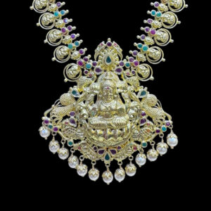 Divine Lakshmi Antique Gold Temple Haram V