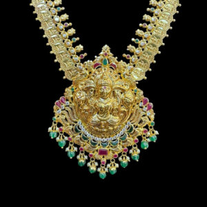 Grand Lakshmi Antique Gold Bridal Haram