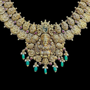 Divine Lakshmi Antique Gold Coin Haram