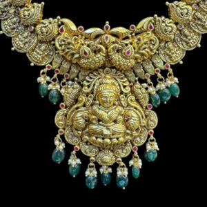 Grand Lakshmi Antique Gold Temple Haram III