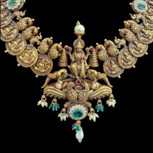 Divine Lakshmi Antique Gold Kasu Haram II