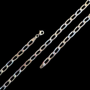Classic Two-Tone Gold Link Chain