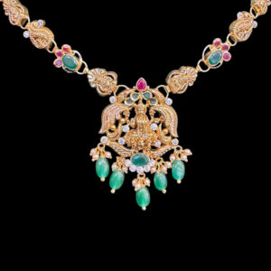 Divine Lakshmi Antique Gold Temple Necklace IX