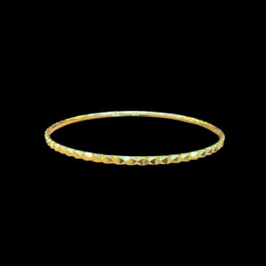 Majestic Gold Studded Bangle Set