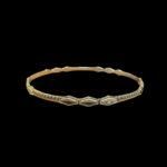 Regal Gold Lattice Bangle Set