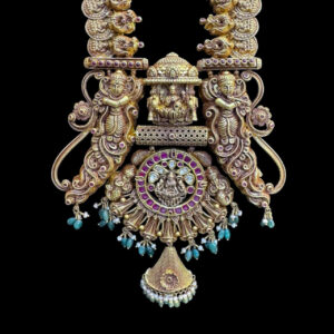 Divine Lakshmi Antique Gold Kasu Haram