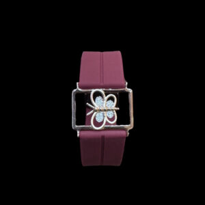 Whimsical Butterfly Diamond Strap Bracelet
