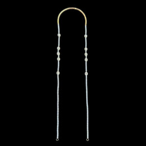 Elegant Diamond Oval Link Bracelet