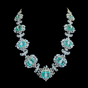 Majestic Emerald & Diamond Haram