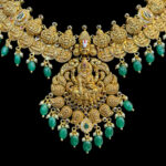 Divine Lakshmi Antique Gold Kasu Temple Necklace