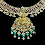Divine Lakshmi Antique Gold Kemp Choker