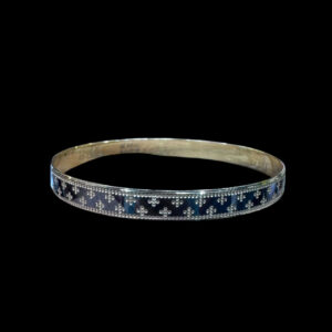 Classic Nakshi Silver Bangles Pair