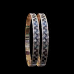 Classic Nakshi Silver Bangles Pair