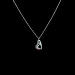 Dainty Rose Gold Open Heart Pendant Chain