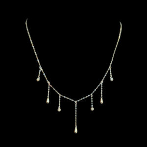 Dainty Gold Teardrop Charm Chain