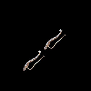 Radiant Diamond Firework Spray Earrings